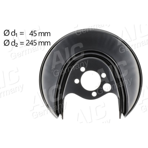 AIC Spritzblech, Bremsscheibe Original AIC Quality 56160