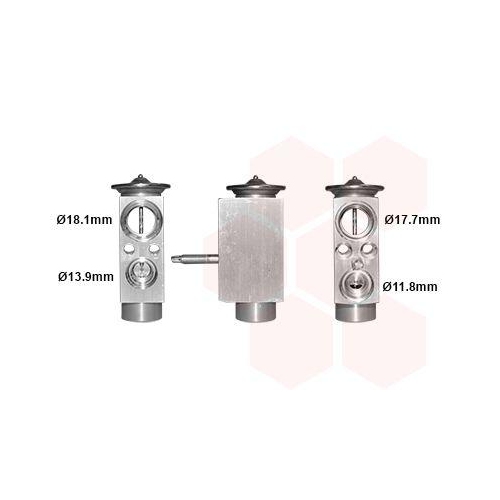 VAN WEZEL Expansionsventil, Klimaanlage *** IR PLUS *** 06001238