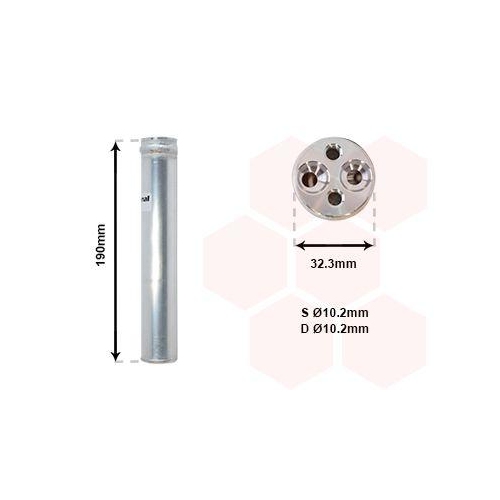 VAN WEZEL Trockner, Klimaanlage 3700D343