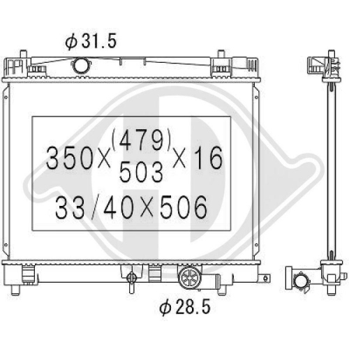DIEDERICHS K&uuml;hler, Motork&uuml;hlung DIEDERICHS Climate DCM3325