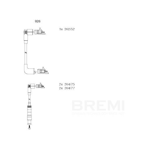 BREMI Z&uuml;ndleitungssatz 926
