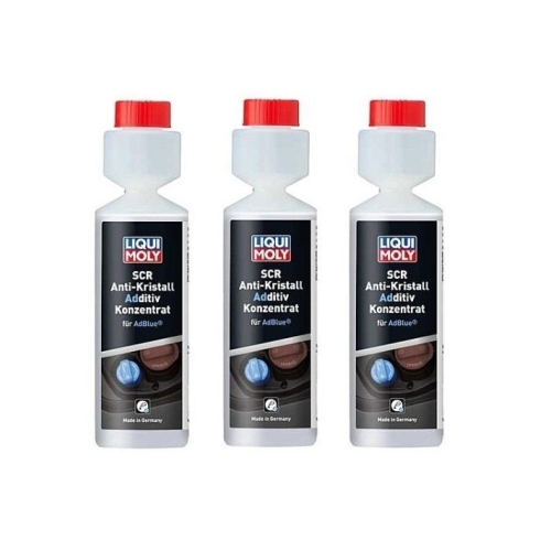 3X LIQUI MOLY SCR Anti-Kristall Additiv Konzentrat f&uuml;r Dieselmotoren 250ml 21898