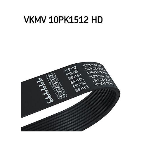 SKF Keilrippenriemen VKMV 10PK1512 HD