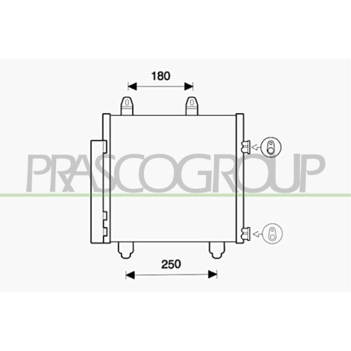 PRASCO Kondensator, Klimaanlage PrascoSelection CI206C001