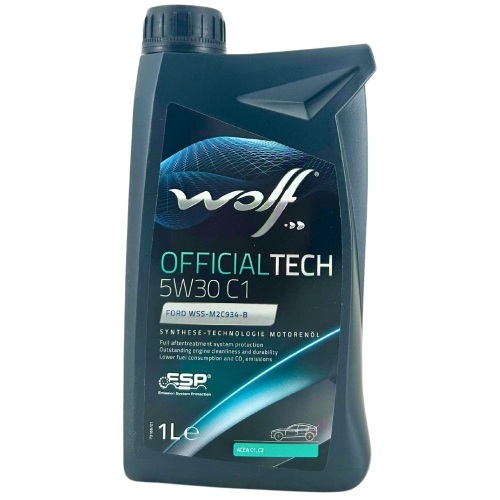 Motor&ouml;l Motoren&ouml;l Wolf OfficialTech 5W-30 C1 1 Liter Flasche 1051959