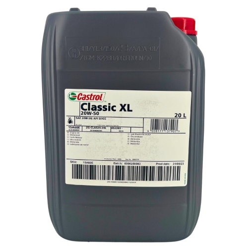 Motor&ouml;l Motoren&ouml;l Castrol Classic XL 20W-50 20 Liter Kanister 1925/2801