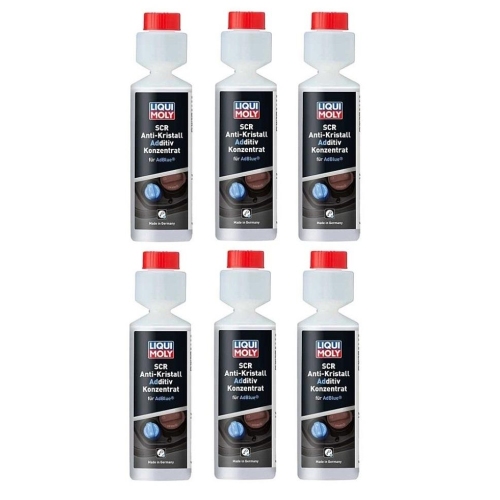 6X LIQUI MOLY SCR Anti-Kristall Additiv Konzentrat f&uuml;r Dieselmotoren 250ml 21898