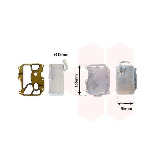 VAN WEZEL Ölkühler, Motoröl *** IR PLUS *** 03012713