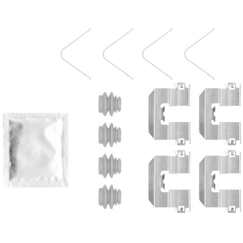 TEXTAR Zubeh&ouml;rsatz, Scheibenbremsbelag 82553500