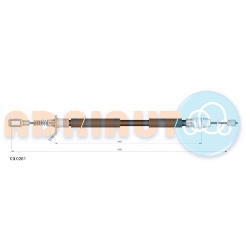 ADRIAUTO Seilzug, Feststellbremse 09.0261