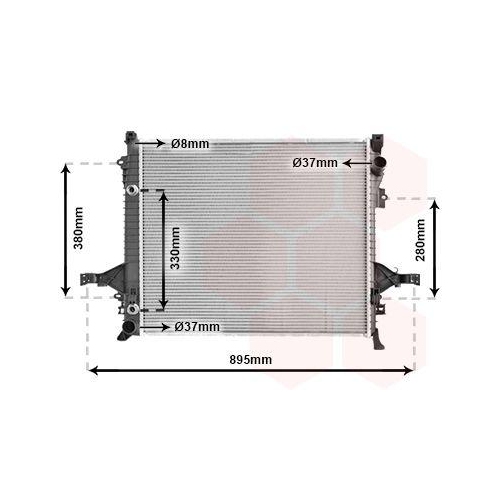 VAN WEZEL K&uuml;hler, Motork&uuml;hlung 59002133