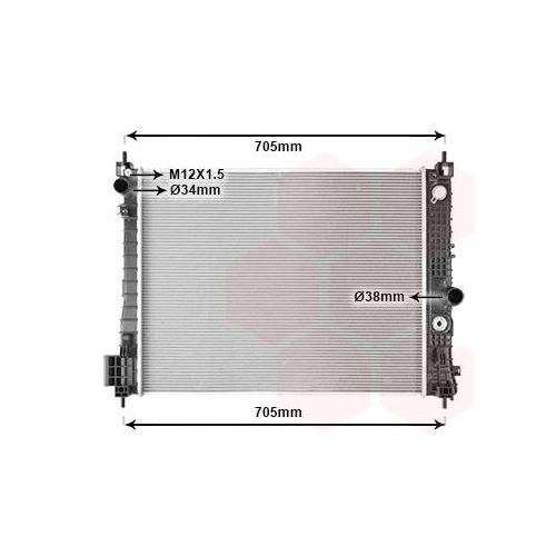 VAN WEZEL K&uuml;hler, Motork&uuml;hlung 37012718
