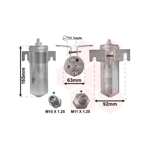 VAN WEZEL Trockner, Klimaanlage 4300D378