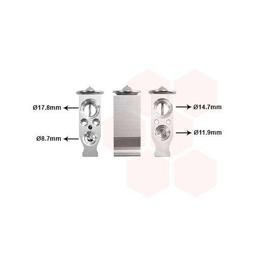 VAN WEZEL Expansionsventil, Klimaanlage 09001245