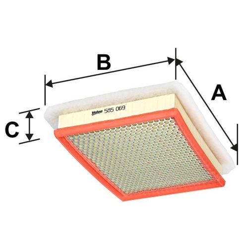 VALEO Luftfilter 585069
