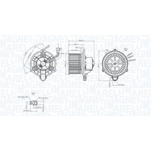 MAGNETI MARELLI Innenraumgebl&auml;se 069412752010