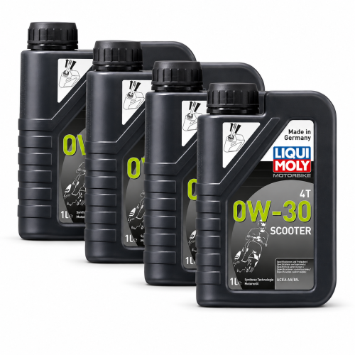 Motor&ouml;l LIQUI MOLY 21153 Motorbike 4T 0W-30 Scooter Motorroller 4 Liter