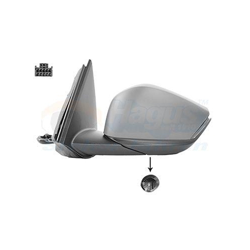 VAN WEZEL Au&szlig;enspiegel * HAGUS * 0989817