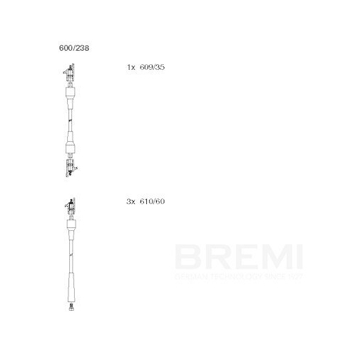 BREMI Z&uuml;ndleitungssatz 600/238