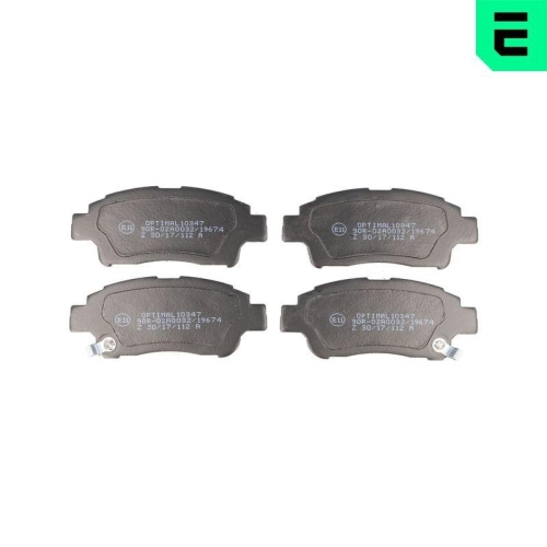 OPTIMAL Bremsbelagsatz, Scheibenbremse BP-10347