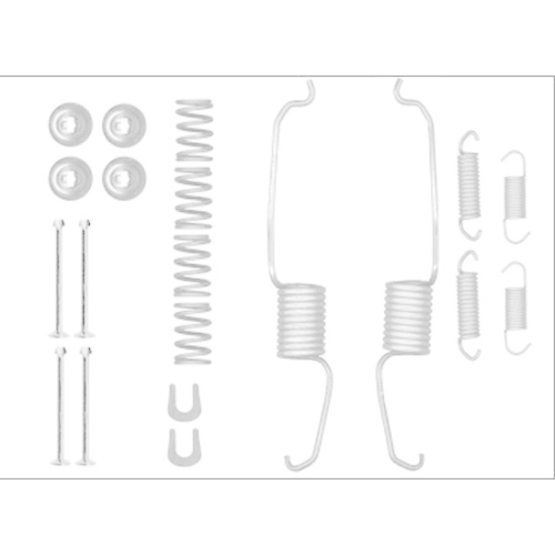 TEXTAR Zubehörsatz, Bremsbacken 97041900