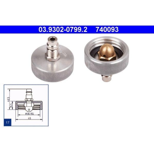 ATE Entl&uuml;fterstutzen