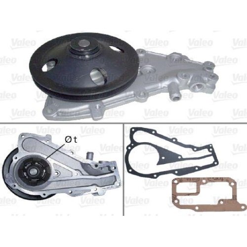 VALEO Wasserpumpe, Motork&uuml;hlung 506347