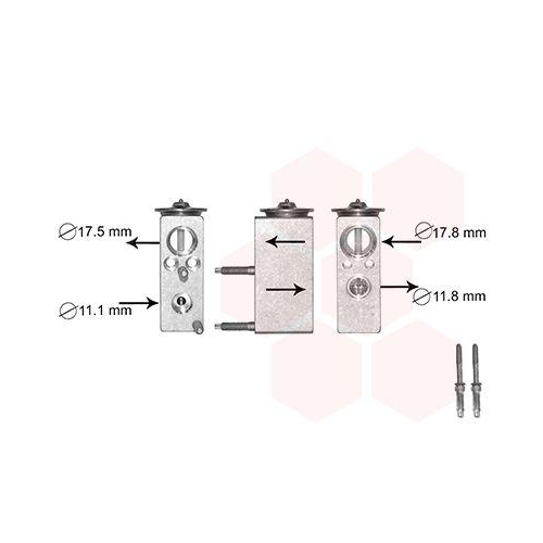 VAN WEZEL Expansionsventil, Klimaanlage *** IR PLUS *** 09001276