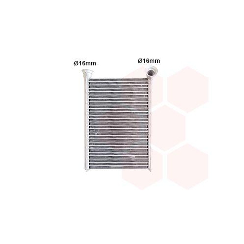 VAN WEZEL W&auml;rmetauscher, Innenraumheizung 37016705