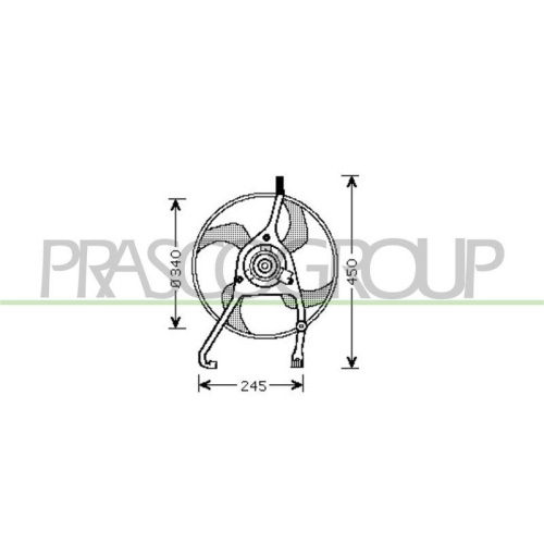 PRASCO L&uuml;fter, Motork&uuml;hlung PrascoSelection CI304F002