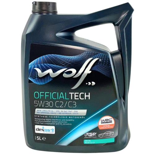 Motor&ouml;l Motoren&ouml;l Wolf OfficialTech 5W-30 C2/C3 5 Liter Kanister 1051981