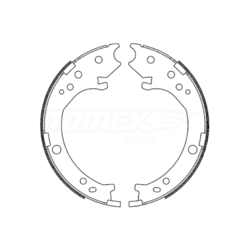 TOMEX Brakes Bremsbackensatz TX 22-51