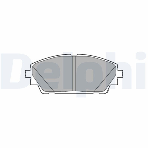 DELPHI Bremsbelagsatz, Scheibenbremse LP3632