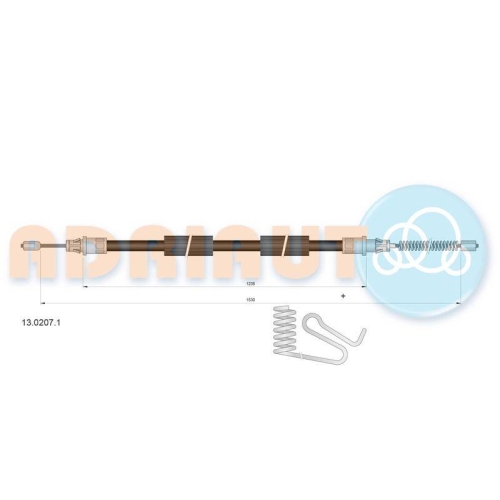 ADRIAUTO Seilzug, Feststellbremse 13.0207.1