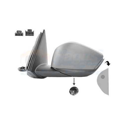 VAN WEZEL Au&szlig;enspiegel * HAGUS * 0989827