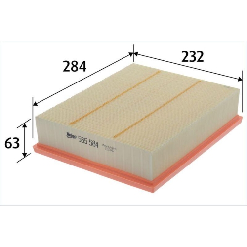 VALEO Luftfilter 585584