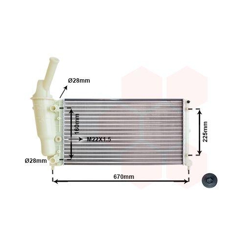 VAN WEZEL K&uuml;hler, Motork&uuml;hlung *** IR PLUS *** 73002081