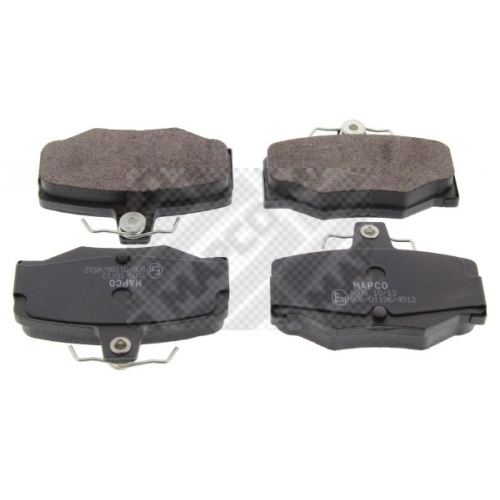 MAPCO Bremsbelagsatz, Scheibenbremse 6586