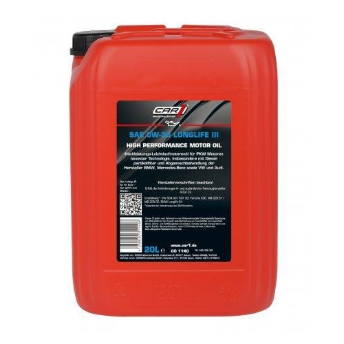 Motoren&ouml;l Motor&ouml;l SAE 0W-30 Longlife III CAR1 CO 1140