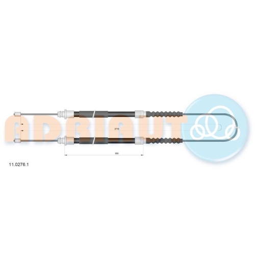 ADRIAUTO Seilzug, Feststellbremse 11.0276.1