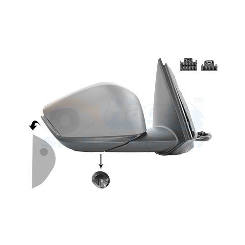 VAN WEZEL Au&szlig;enspiegel * HAGUS * 0989828