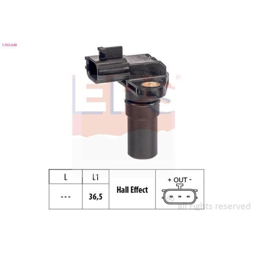 EPS Drehzahlsensor, Automatikgetriebe Made in Italy - OE Equivalent 1.953.649