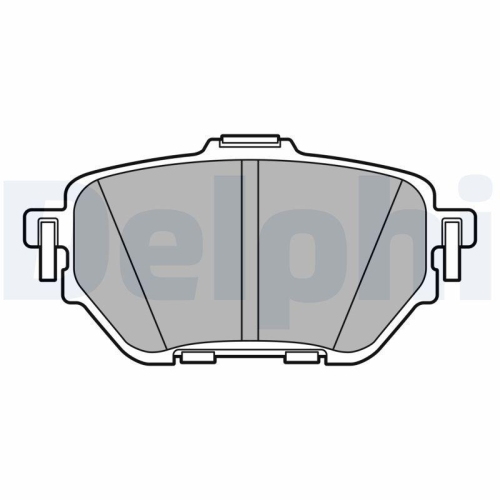 DELPHI Bremsbelagsatz, Scheibenbremse LP3636