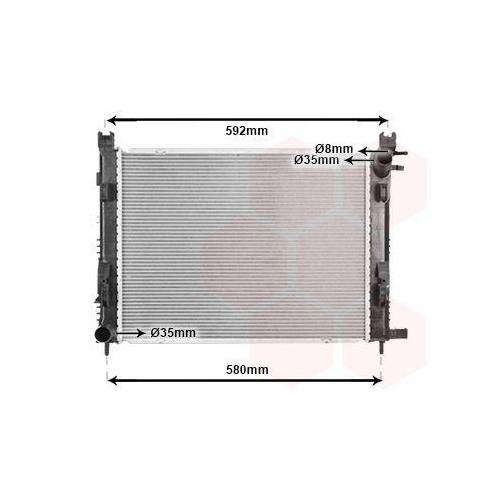 VAN WEZEL K&uuml;hler, Motork&uuml;hlung 43012708
