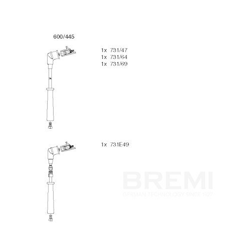 BREMI Z&uuml;ndleitungssatz 600/445