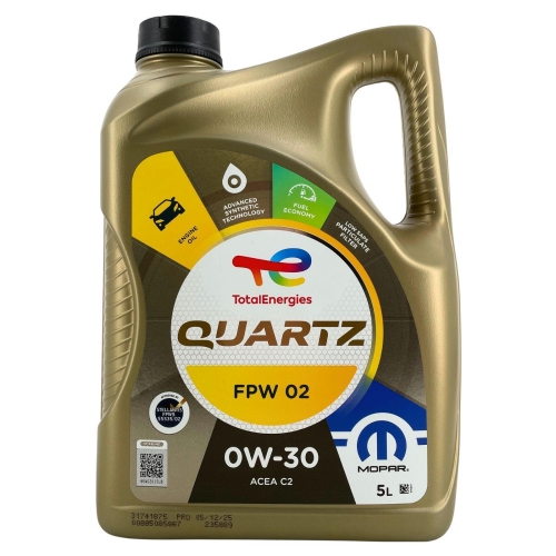 Motor&ouml;l Motoren&ouml;l Total Quartz Mopar FPW02 0W-30 5 Liter Kanister 235889