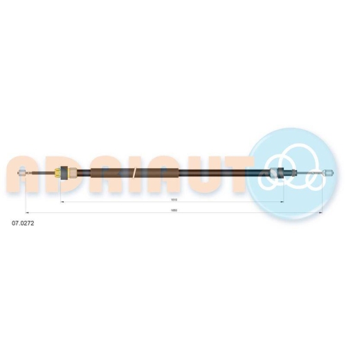 ADRIAUTO Seilzug, Feststellbremse 07.0272