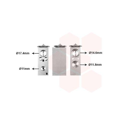 VAN WEZEL Expansionsventil, Klimaanlage 40001355