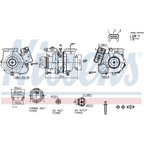 NISSENS Lader, Aufladung ** FIRST FIT ** 93462