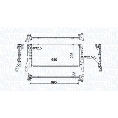 MAGNETI MARELLI K&uuml;hler, Motork&uuml;hlung 350213202700